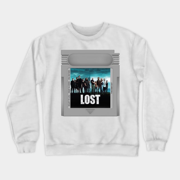 Lost Game Cartridge Crewneck Sweatshirt by PopCarts